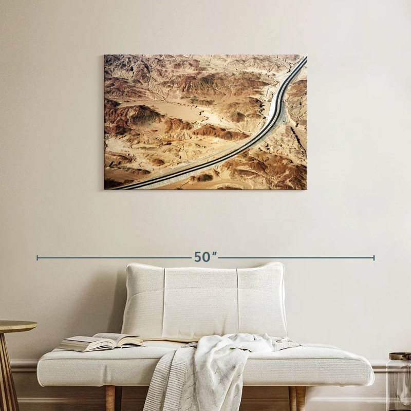 Mehar Highway In Sinai Peninsula, 24" H x 36" W
