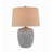 Claude Grid Ceramic Table Lamp