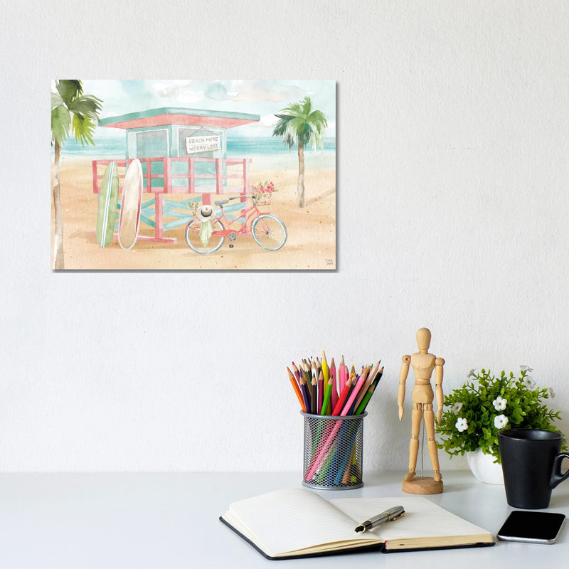 Surfs Up VII 1 Piece Wrapped Canvas Painting, 20.32 cm H x 30.48 cm W