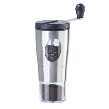 Zulay Kitchen Manual Coffee Grinder with Foldable Handle - Black