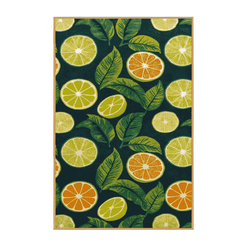  Tapis lavable Calamansi, Rectangulaire 2 pi x 3 pi