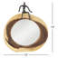 Atlas Cross Cut Small Full Man Beveled Accent Mirror