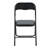 Gianetta 44cm H Upholstered Metal Side Chair in Black