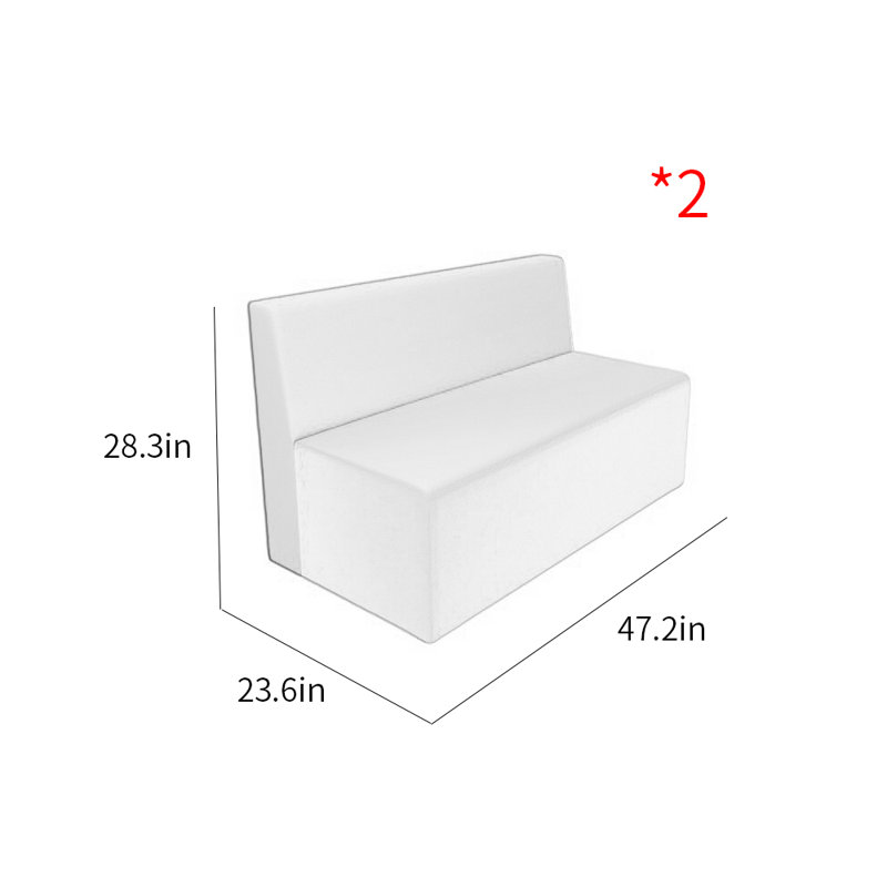 Prahl 47.2'' Faux Leather Loveseat