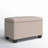 Bacca Fabric Upholstered Storage Bench-1386870256