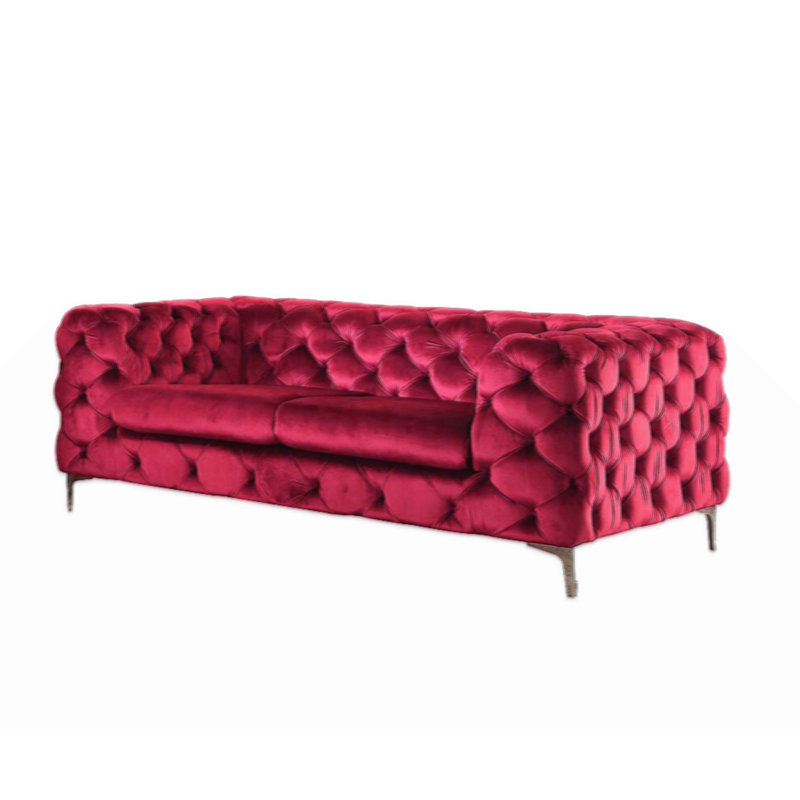 Causeuse en velours