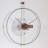 Black Round Analog Wall Clocks