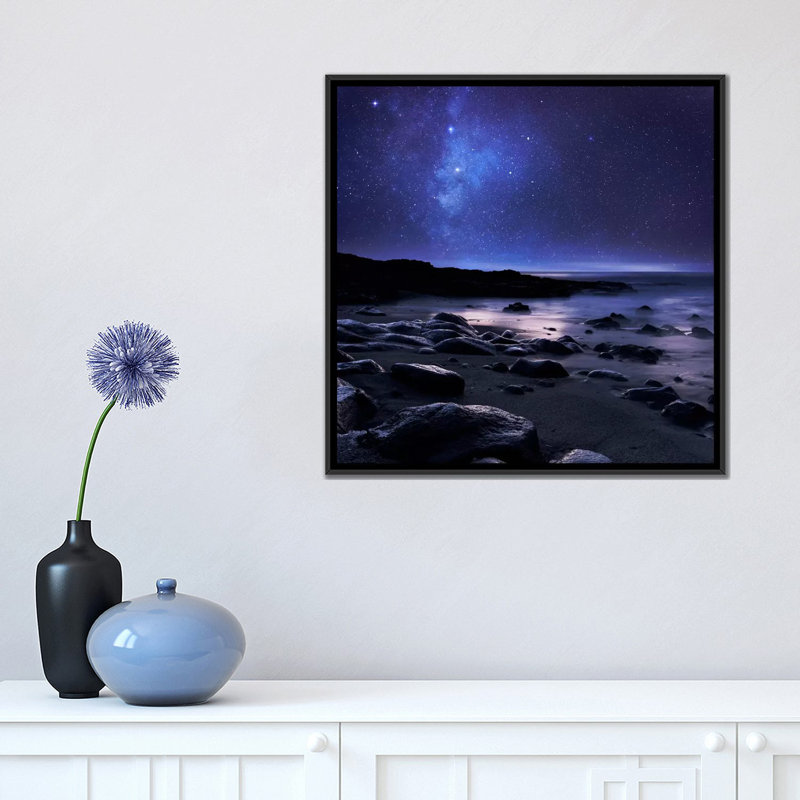 «Echoes of the Silence», impression sur toile tendue, H 18 po x l 18 po x P 1,5 po, Toile encadrée noire, Pas de tapis