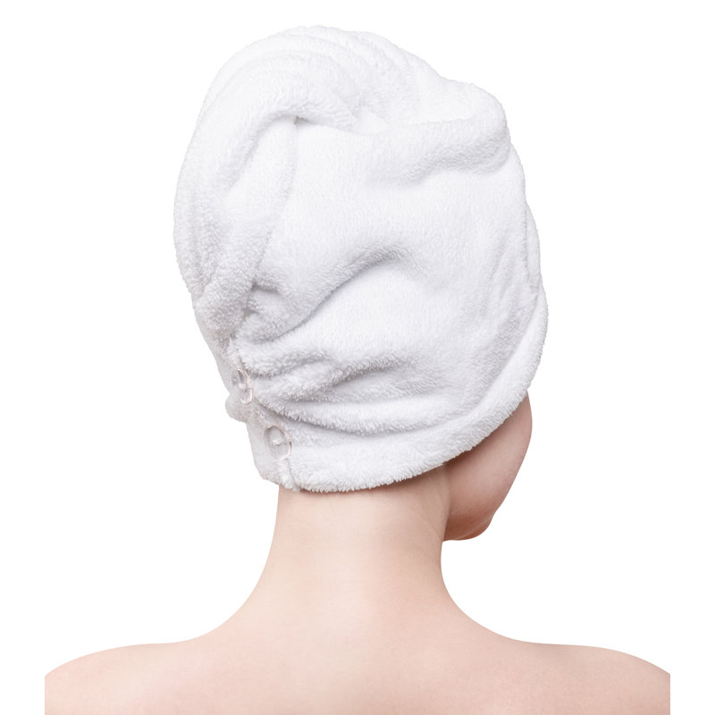 Serviettes pour cheveux Peacham, Blanc