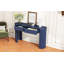 TREXM Entryway Table with Fluted Design, Modern Console Table with Storage, Oval Top and 2 Drawers-169745067