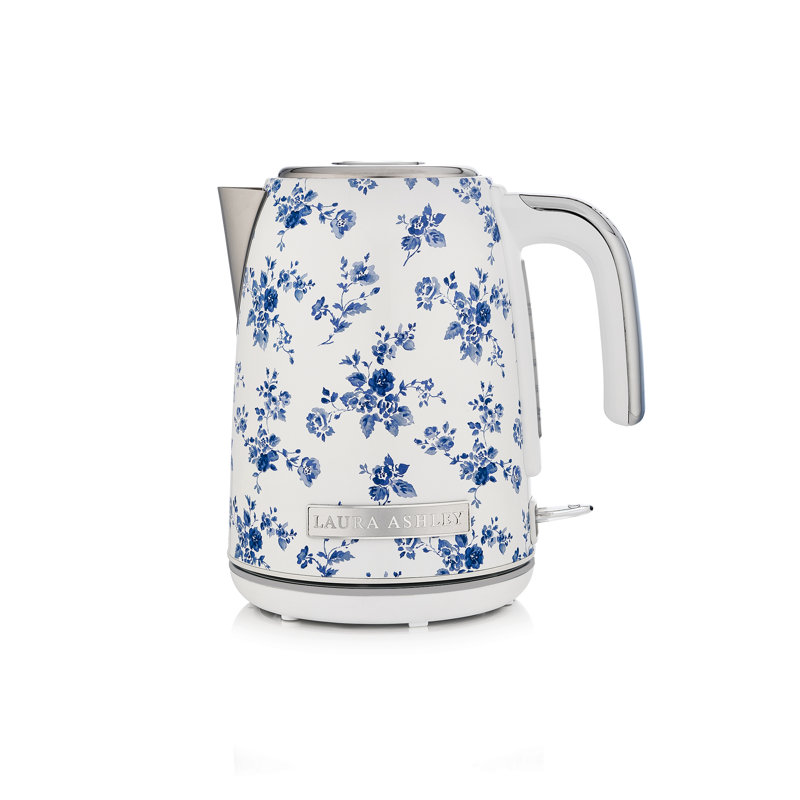 Laura Ashley China Rose Stainless Steel Electric Jug Kettle