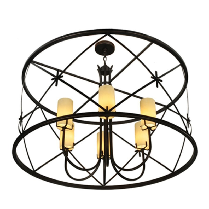 Lustre cage 6 lumières Nashlly