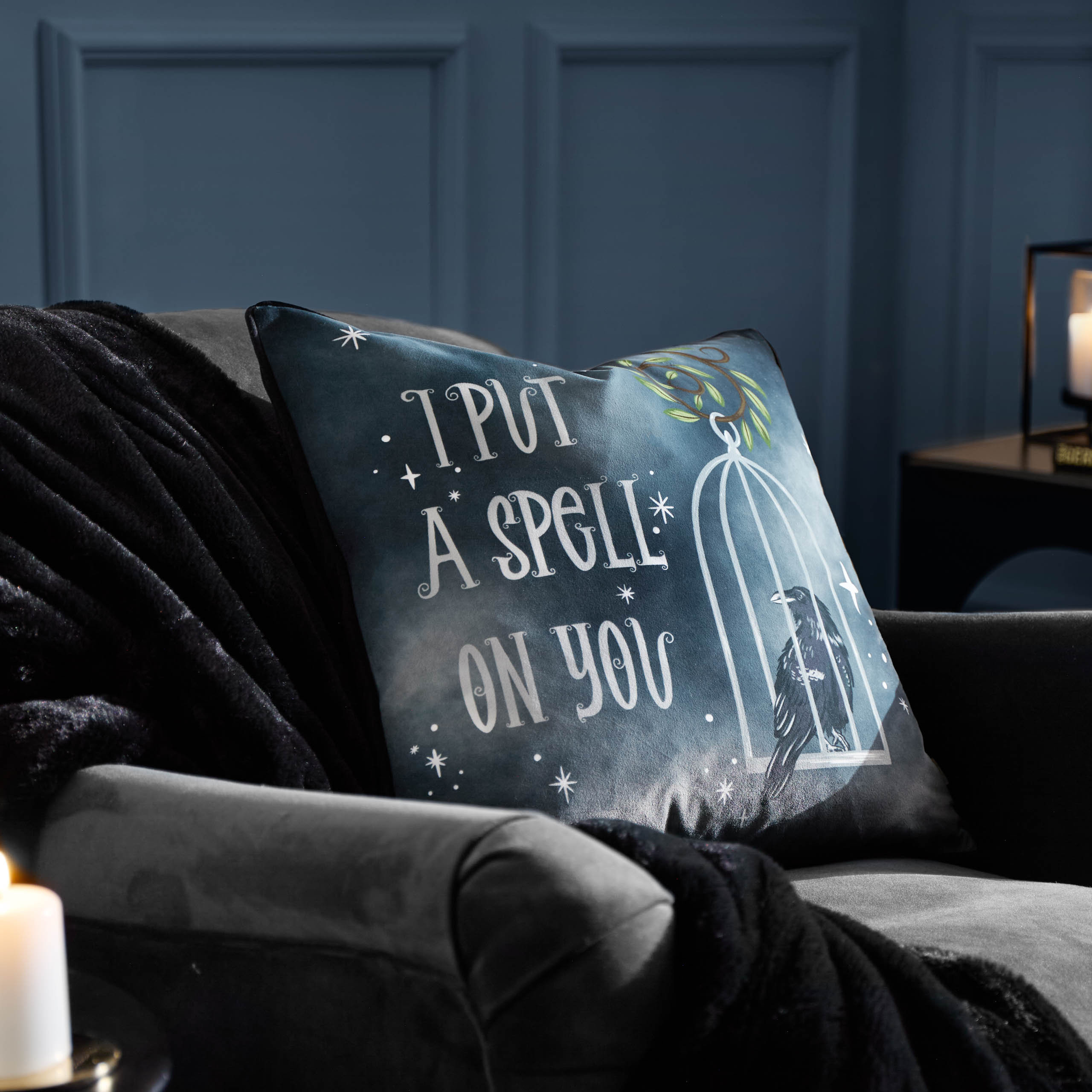 LARGE SQUARE CUSHION SPELL BOUND main image 0
