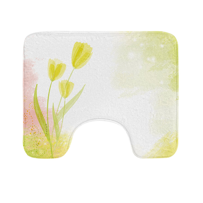 Tapis de salle de bain Floral
