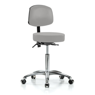 PERCH Chrome Walter Height Adjustable Doctor