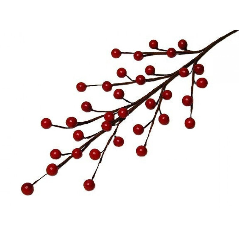Faux plantes et arbres métalliques, Rouge