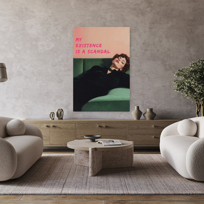 Art contemporain contemporain dramatique audacieux, H 48 po x l 32 po