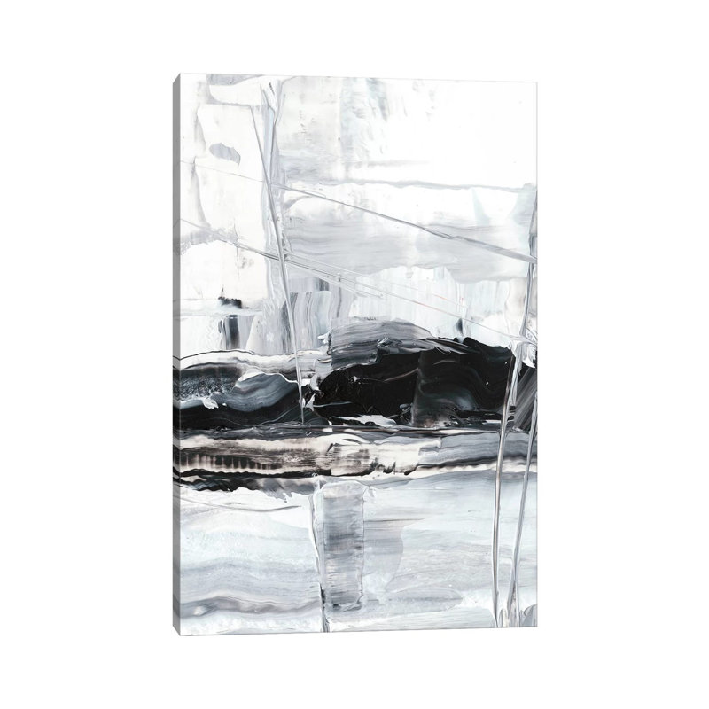 «Winter Lightning II» par Ethan Harper - reproduction d'art, H 40 po x l 26 po x P 1,5 po, Toile tendue, Pas de tapis