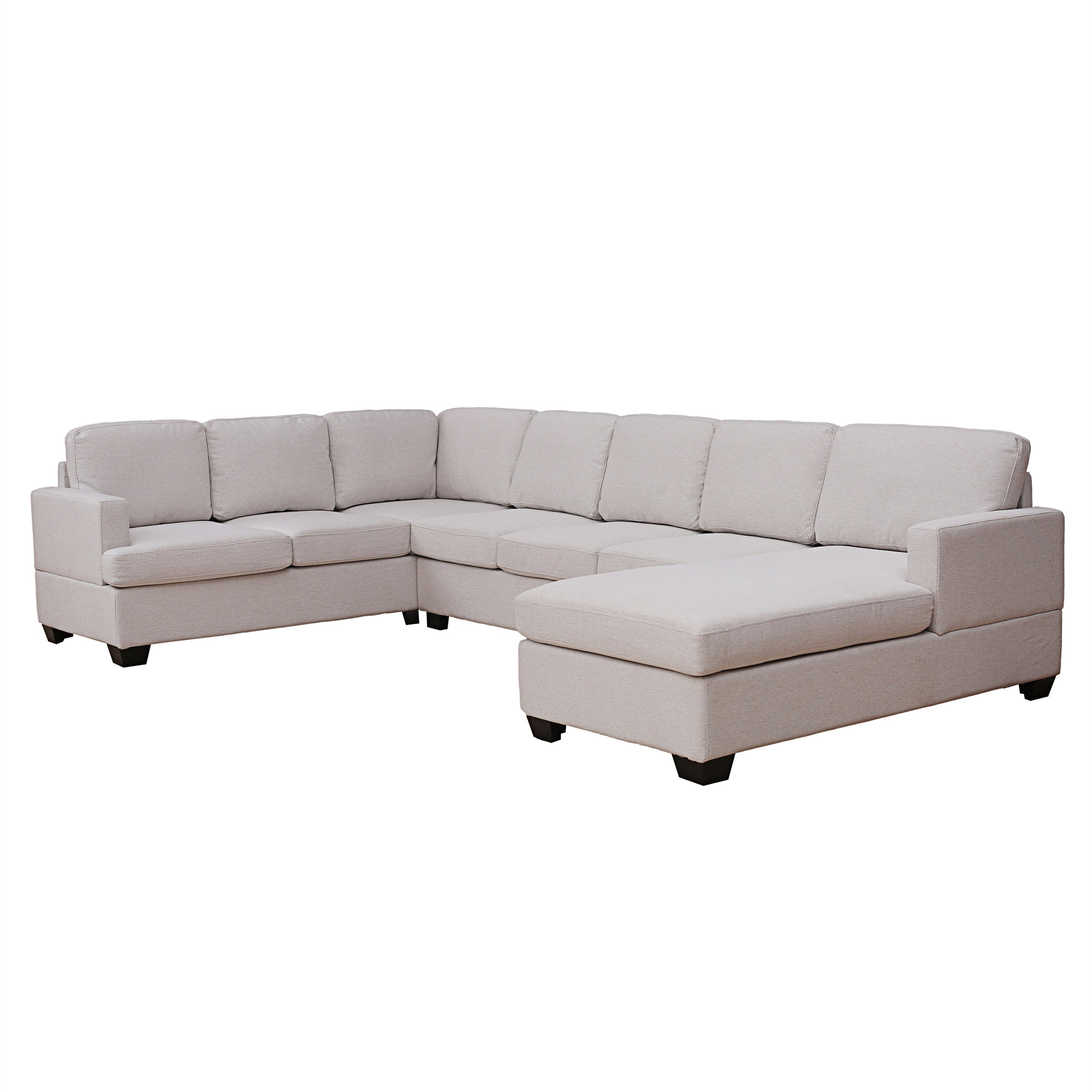Latitude Run® Ustyle Modern Large Upholstered UShape Sectional Sofa