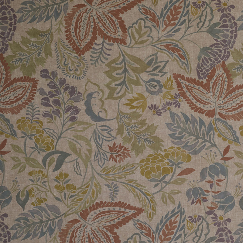 Indoor / Outdoor Floral Square Throw Pillow Cover, 43cm H x 43cm W x 1cm D