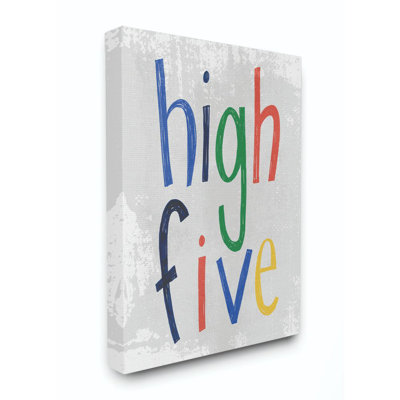Shumway Cool High Five Word Kids Wall Décor
