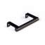 Emtek Select Cabinet Edge Pull 3-3/4in cc, Round Stem & Smooth Pull, Polished Chrome-69602548
