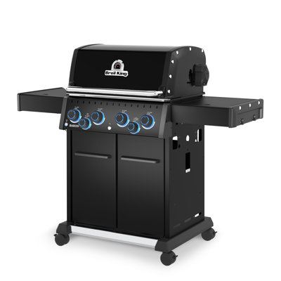 Baron 420 Pro Shadow 4-Burner Natural Gas Grill in Black