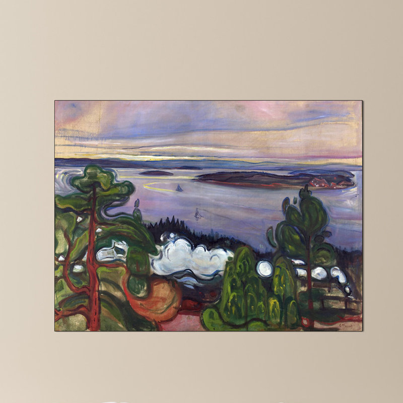 Edvard Munch - Wrapped Canvas Painting, 90cm H x 120cm W x 1.8cm D