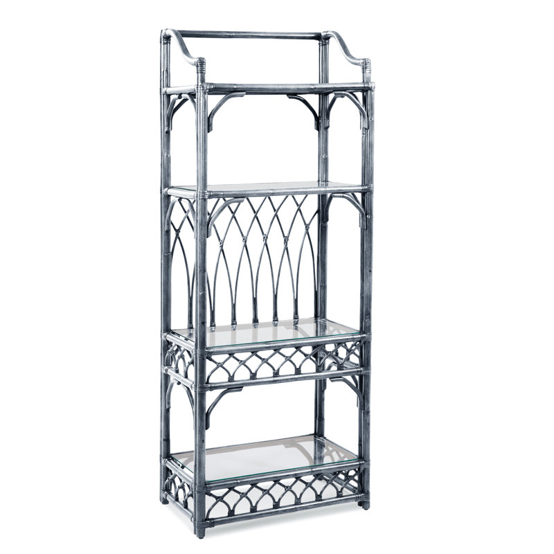 Edgewater Etagere Bookcase, Sea Glass