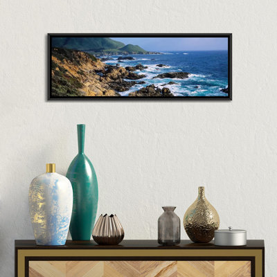« rock » on the coast, big sur, garrapata state beach, monterey coast, california, usa iii», reproduction de photo sur toile