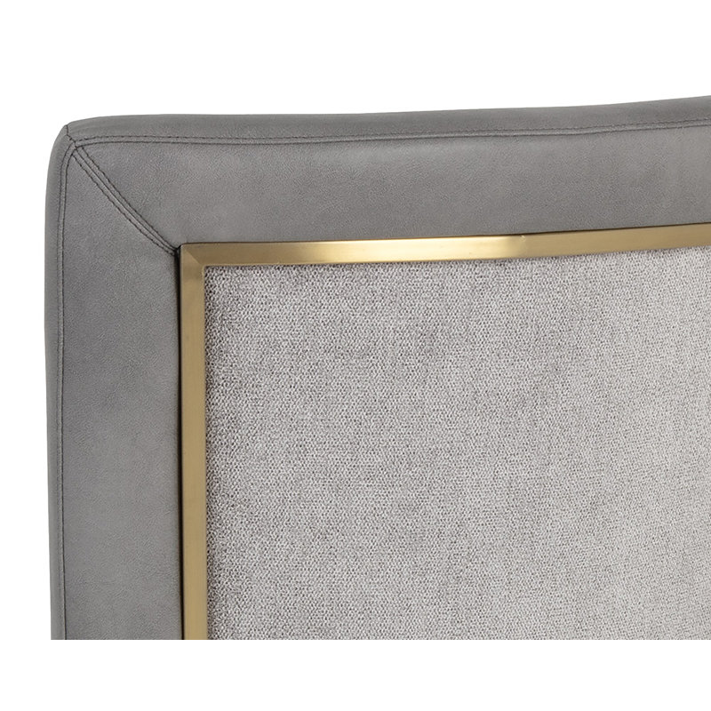 Tabouret de bar Kiruthika, Tabouret de bar (siège d'une hauteur de 32 po), Gris