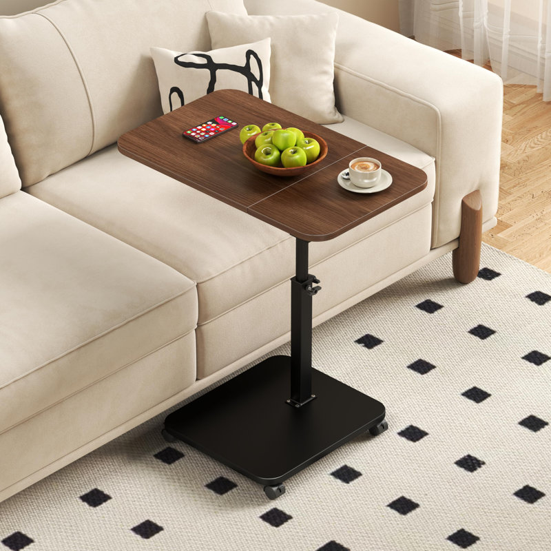 End Table, Brown Wood