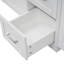 Meuble-lavabo double 84 po blanc 84 po avec comptoir en quartz, 2 lavabos en céramique, tablettes réglables, 3 tiroirs et charnières à fermeture en douceur pour une utilisation efficace de la couleur avec la surface, l'espace de rangement,-118953449