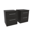 Keithrick Modern 2-Drawer Nightstand Set (2) - Bedside Tables - W15.7" Each