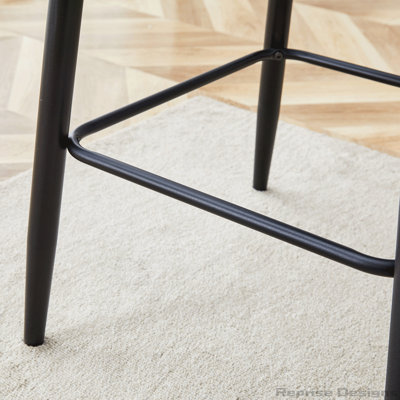 Ensemble de chaises de bar modernes en polyuréthane - deux pièces