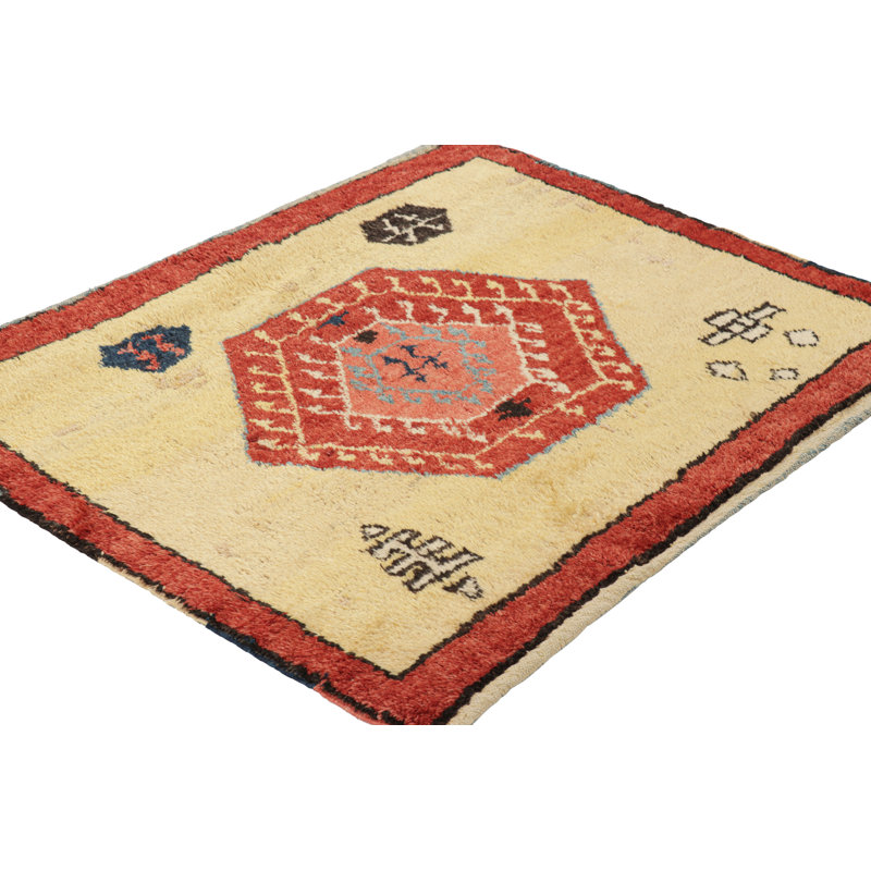 One-of-a-Kind 3'11x4'5 Hand Knotted Area Rug