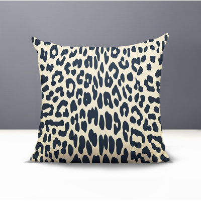 Aco Animal Print Reversible Indoor/Outdoor Square Pillow