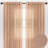 Moller Flax Textured Solid Semi-Sheer Rod Pocket Curtain Panels-257712197-257712200