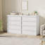 Commode double moderne avec grand rangement, commode en bois-130076471
