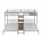 Metal Twin Over Twin & Twin Bunk Bed-1715767248