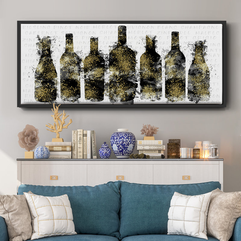 Vin sélection - toile encadrée, H 24 po x l 60 po