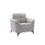 Ensemble de canapé-lit en tissu tissé gris clair Carlotta