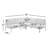 Armando 78.5'' Wide Triangle Aluminum Patio Sectional with Sunbrella® Cushions-965413234-965413232