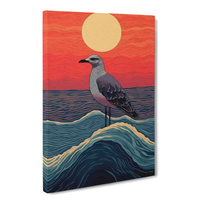 Seagull Colour Field No.2 - No Frame Print
