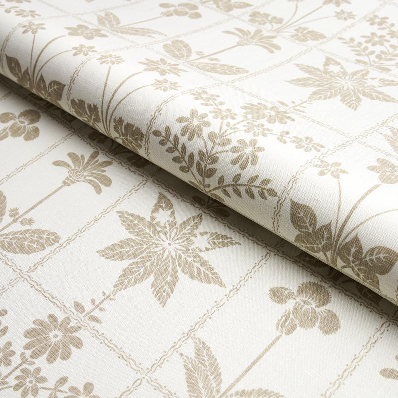 Tissu Georgia Wildflowers, Neutre