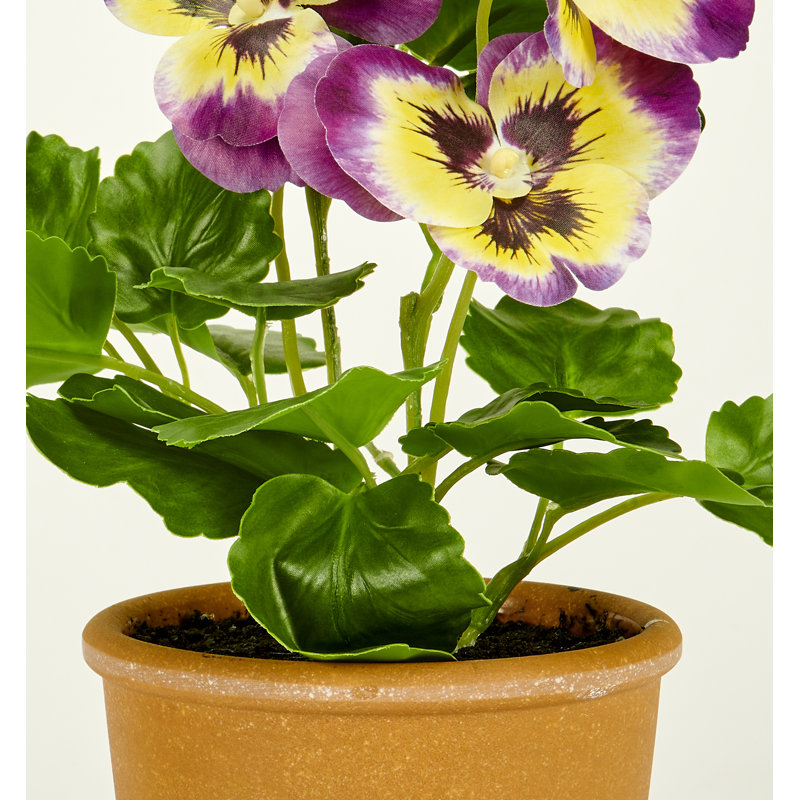 Plante artificielle en pot 10 po, Mauve