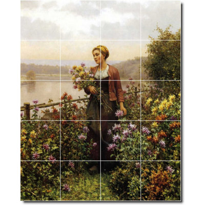 Carreau de céramique décorative 24 po x 30 po 6 po x 6 po