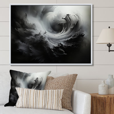 Impression sur toile «Gray Tempest Dance In Storm II - Storms»