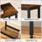 Mizpah 29.5'' Console Table Sofa Table with Shelf-744900965