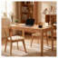 Bureau Mid-Century moderne en bois massif avec tiroirs pour le bureau à domicile et la chambre à coucher